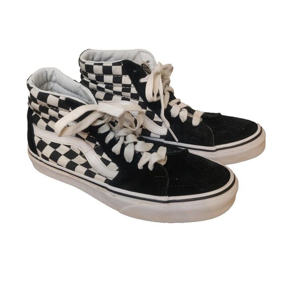 Vans Sneakers High Tops Black White Checker Men\'s Size 4.5, Women Size 6.0 main image 8